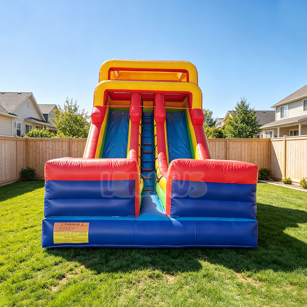 Water Slide Inflatable - Red and Blue Outdoor Kids Water