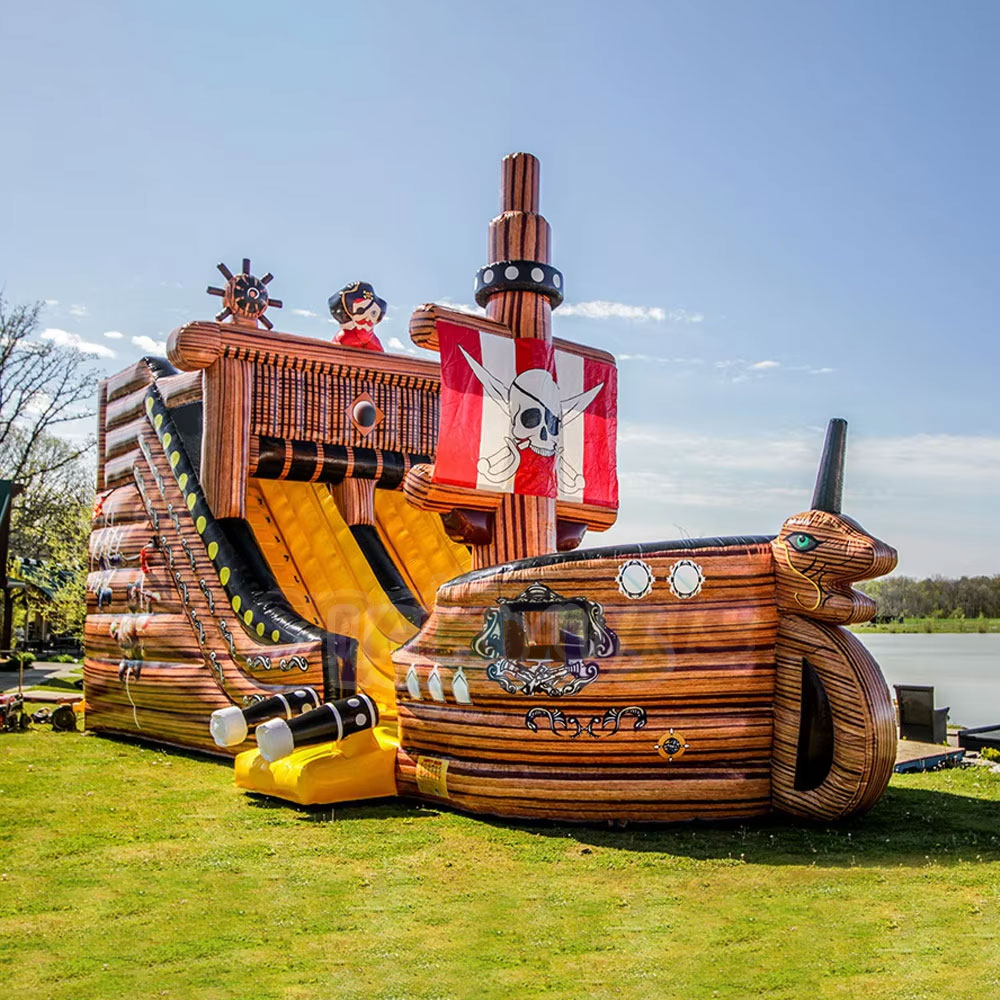 Water Slide Inflatable - Hot Sale Inflatable Pirate Ship Water