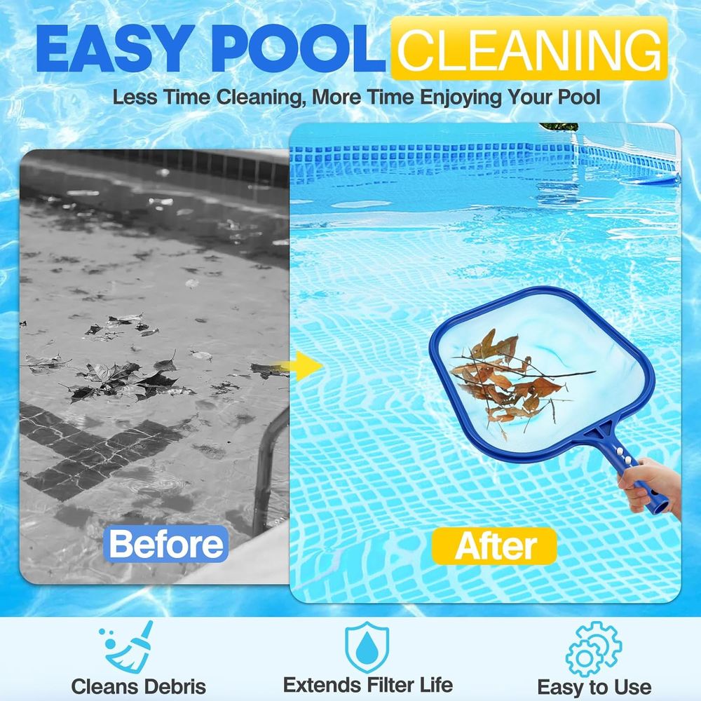 Heavy-Duty Pool Skimmer Net fo - Pool Skimmer Net 评论和价格