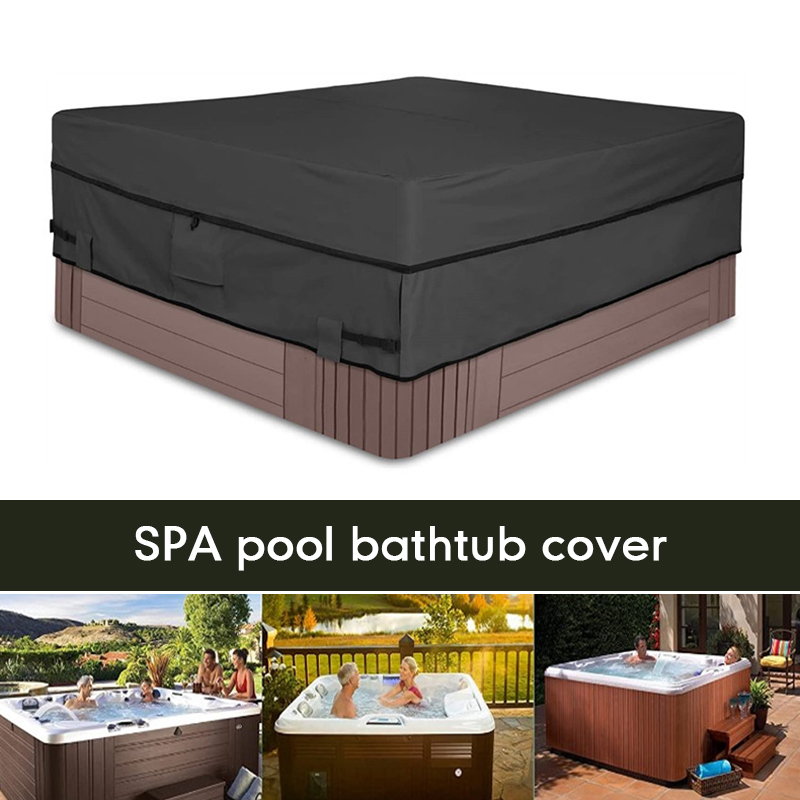 Square Spa Hot Tub Dust Cover  - Pool Cover Waterproof 评论和价格