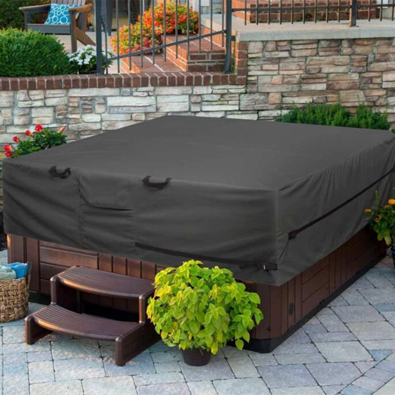 Square Spa Hot Tub Dust Cover  - Pool Cover Waterproof 评论和价格