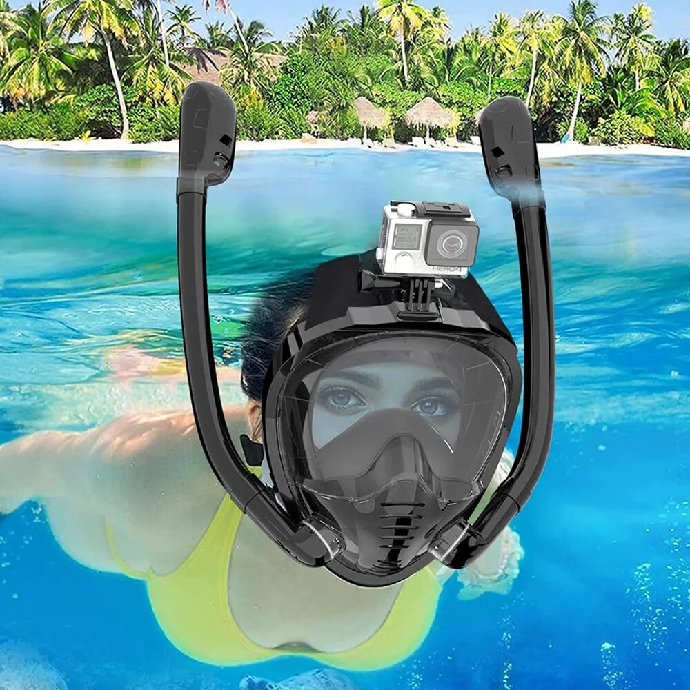Full Face Snorkel Mask 180°Pan - Snorkel Mask Full Face 评论和价格