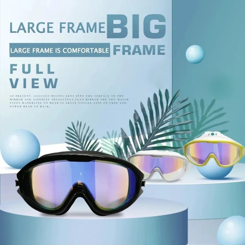 Mirrored Adult Swim Goggles –  - Swim Goggles Anti Fog Uv 评论和价格