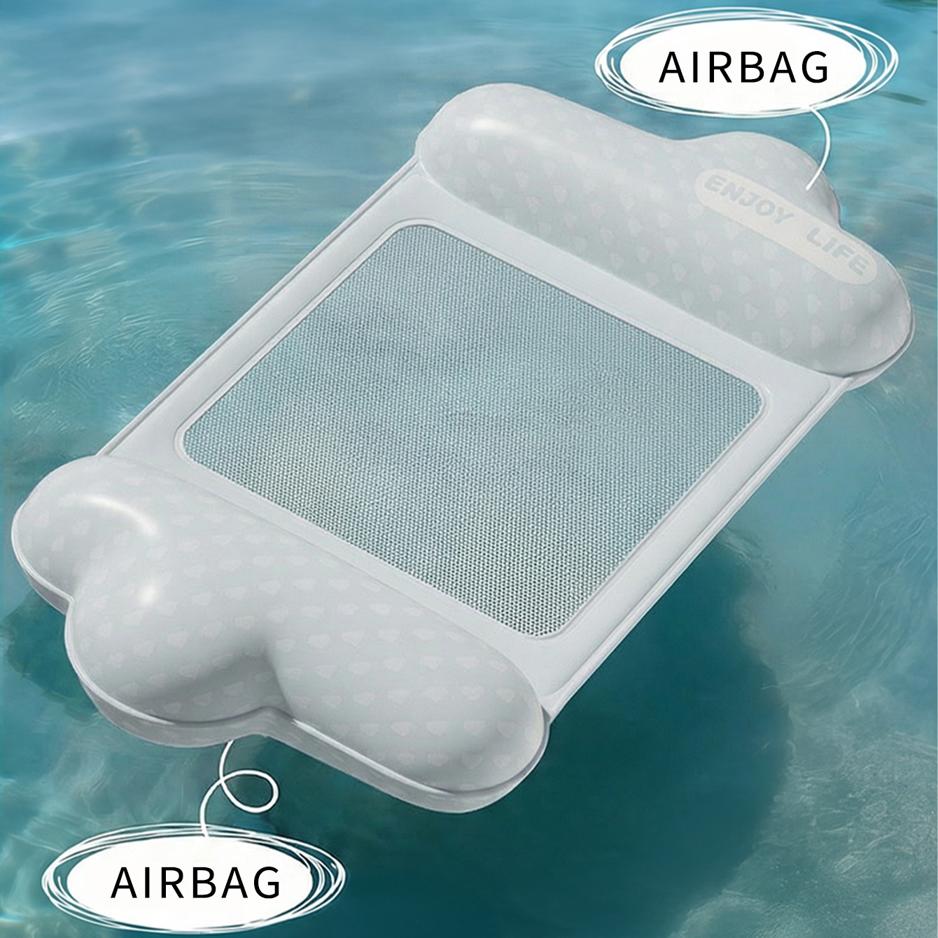 1PC Inflatable Pool Float Loun - Pool Lounger Inflatable 评论和价格