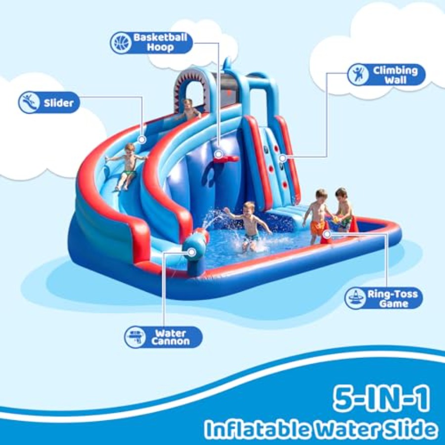 Backyard inflatable water slid - Water Slide Inflatable 评论和价格