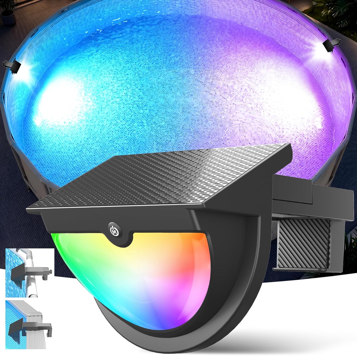 Solar Pool Lights All Season M - Pool Light Solar Rechargeable 评论和价格