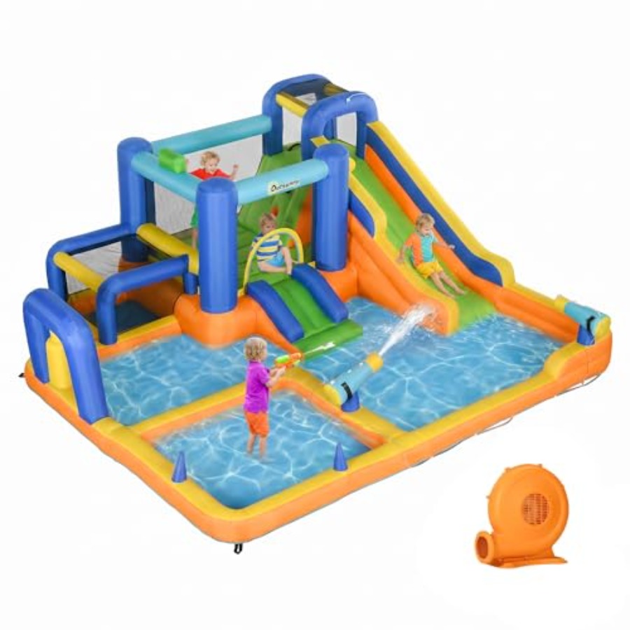 inflatable water slide 7-in-1  - Water Slide Inflatable 评论和价格