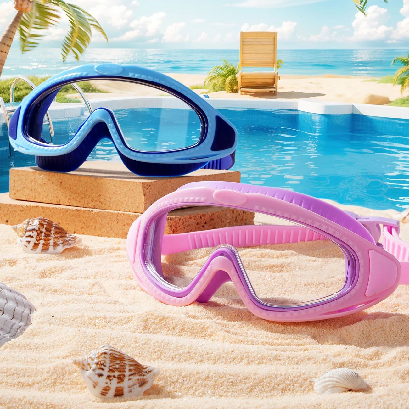 Unisex Adult Swim Goggles with - Swim Goggles Anti Fog Uv 评论和价格