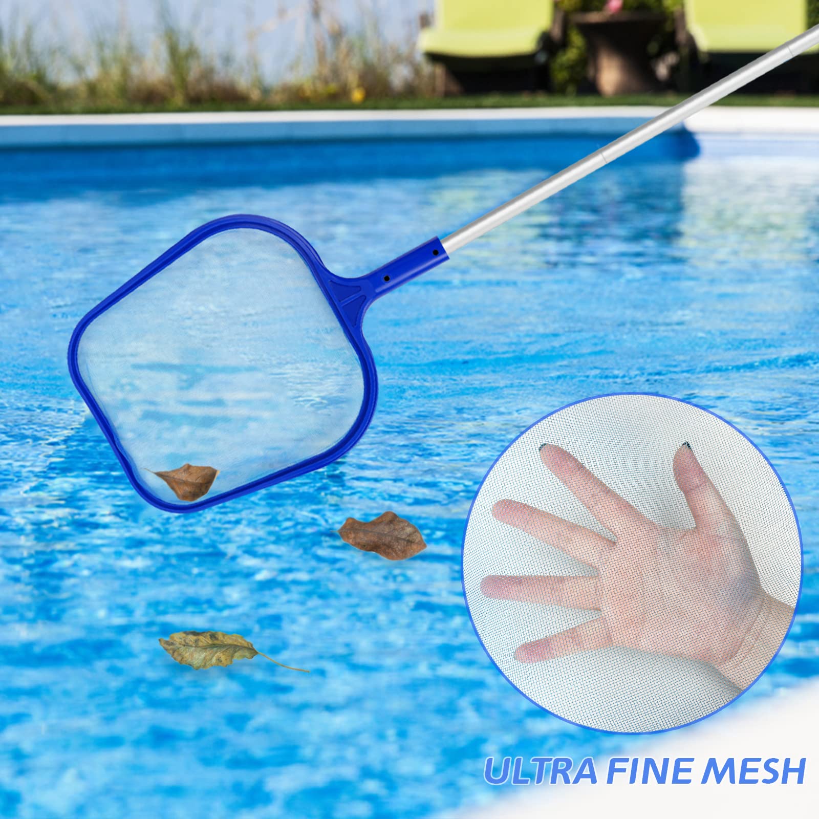 Swimming Pool Leaf Skimmer Net - Pool Skimmer Net 评论和价格