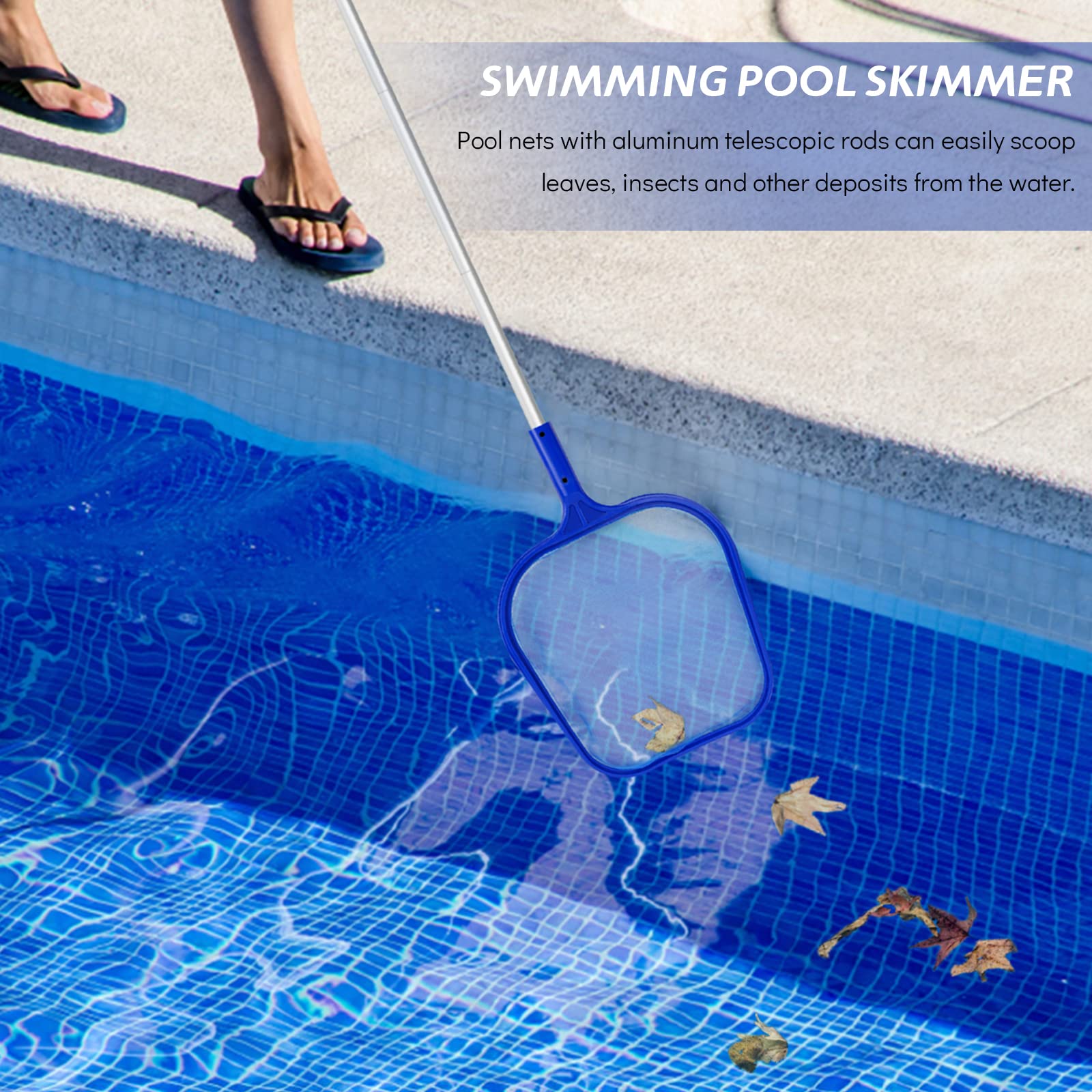 Swimming Pool Leaf Skimmer Net - Pool Skimmer Net 评论和价格