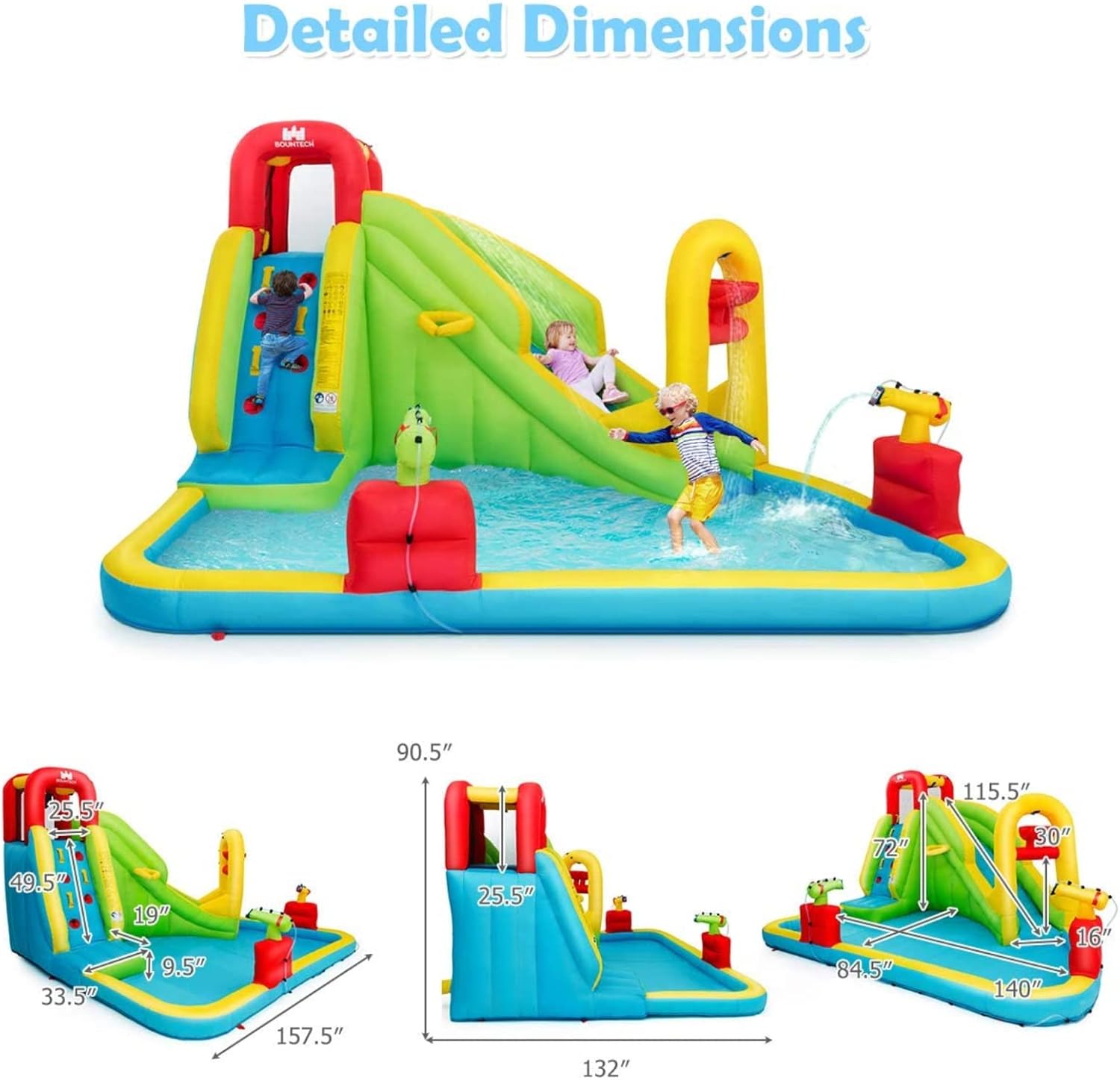 Mega Inflatable Water Park Bou - Water Slide Inflatable 评论和价格