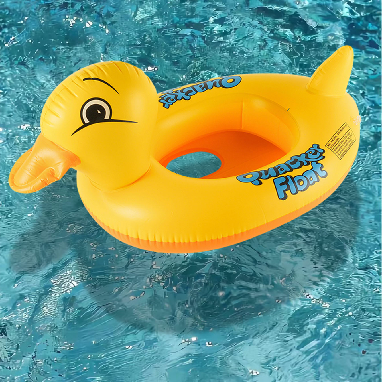 1PC Duck-shaped Thickened Infl - Pool Float Ring Inflatable 评论和价格