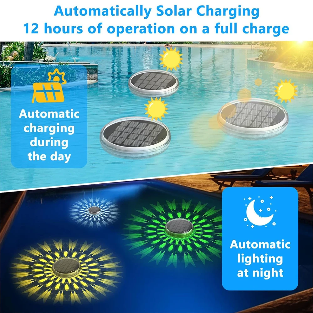 Nice Solar Rechargeable Floati - Pool Light Solar Rechargeable 评论和价格