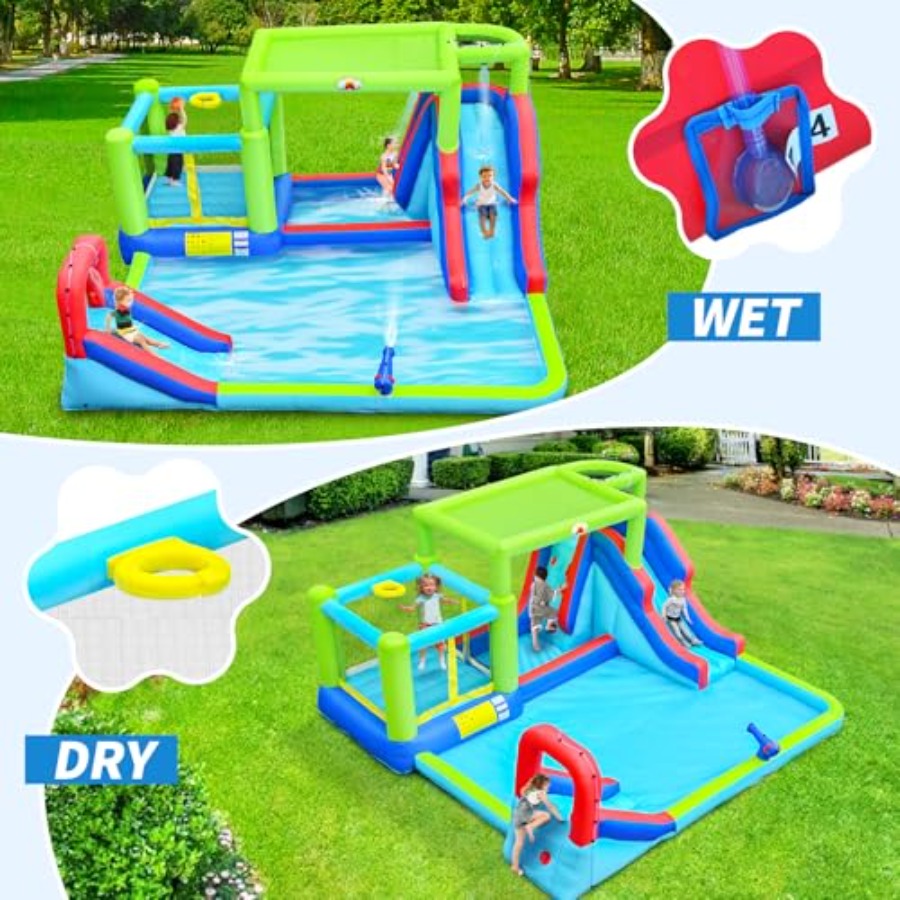 Inflatable Water Slide Water P - Water Slide Inflatable 评论和价格