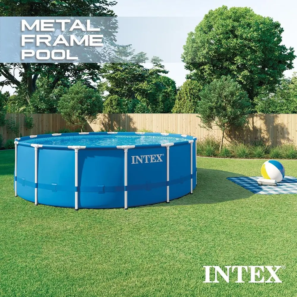15' x 48 Round Above Ground Po - Pool Ladder Above Ground 评论和价格