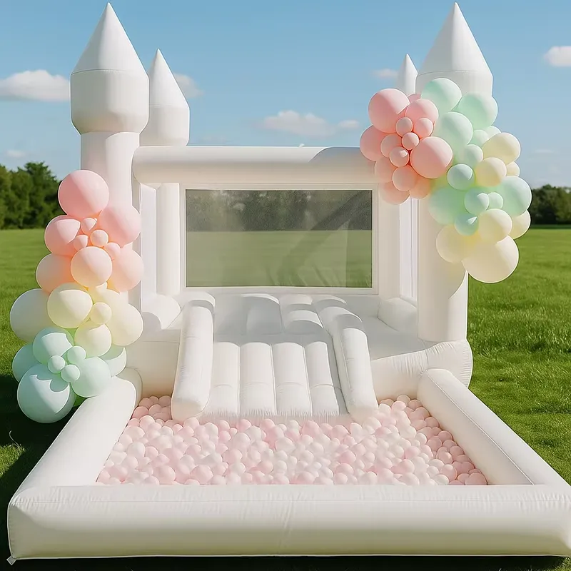 20264m White Grade Inflatable  - Water Slide Inflatable 评论和价格