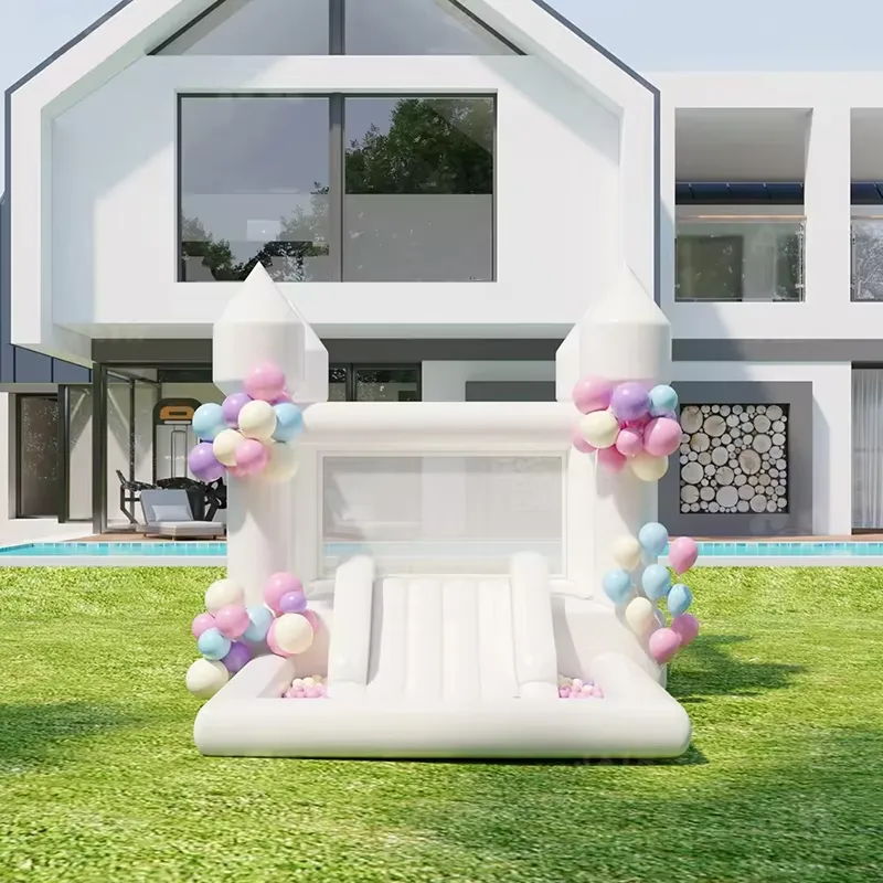 20264m White Grade Inflatable  - Water Slide Inflatable 评论和价格