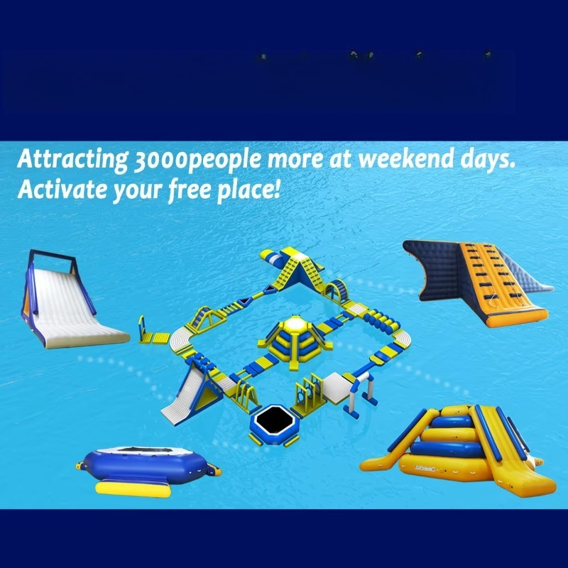 Inflatable Aqua Park Commercia - Water Slide Inflatable 评论和价格